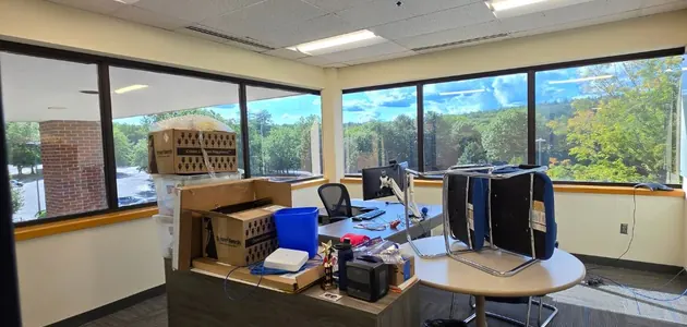 Repainted corporate office in Allen, TX