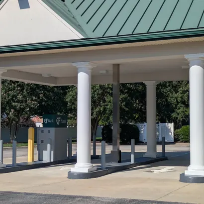 Exterior Commercial Painting example 1: completed work in North Texas