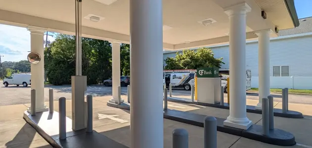 Finished exterior commercial painting work