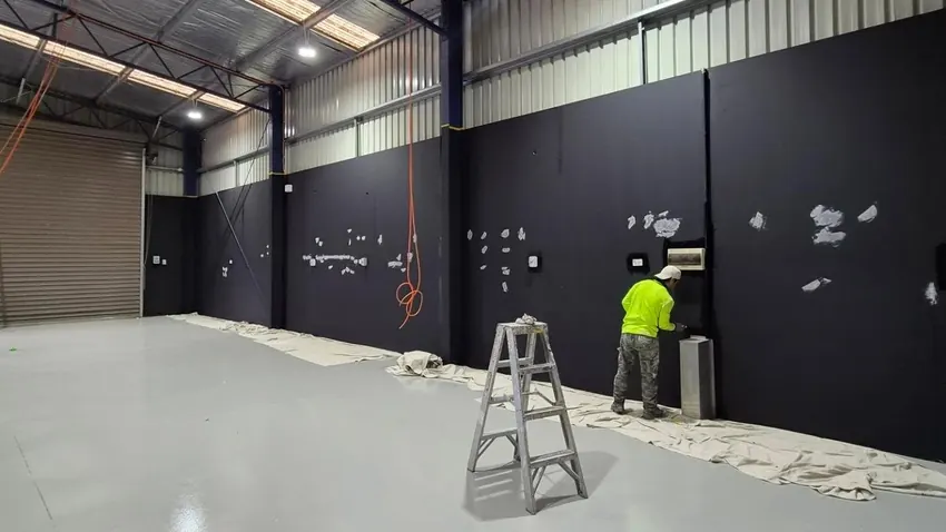 Industrial Coatings & Epoxy Floors crew at work in Frisco, TX