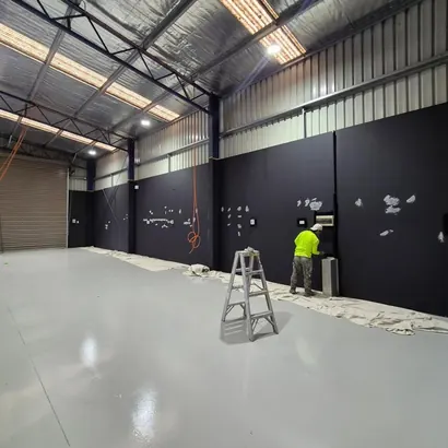 Industrial Coatings & Epoxy Floors example 1: completed work in North Texas