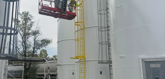 Industrial Silo Coating detail