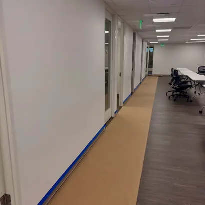 Office Building Corridor Repaint, Carrollton TX: photo 3