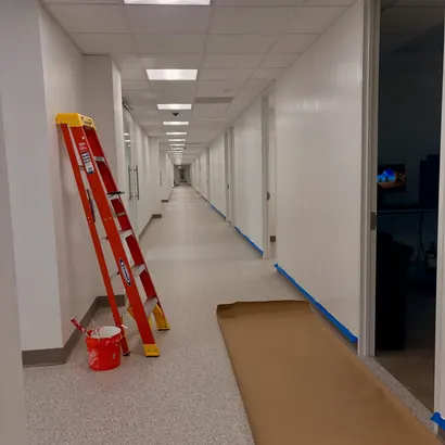 Office Building Corridor Repaint, Carrollton TX: photo 5