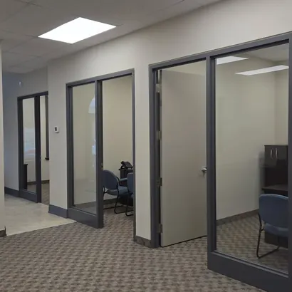 Office Painting example 1: completed work in North Texas