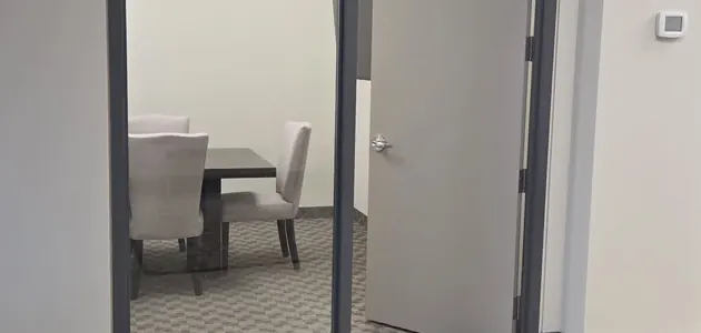 Finished office painting work