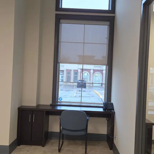 Private office repainted after hours