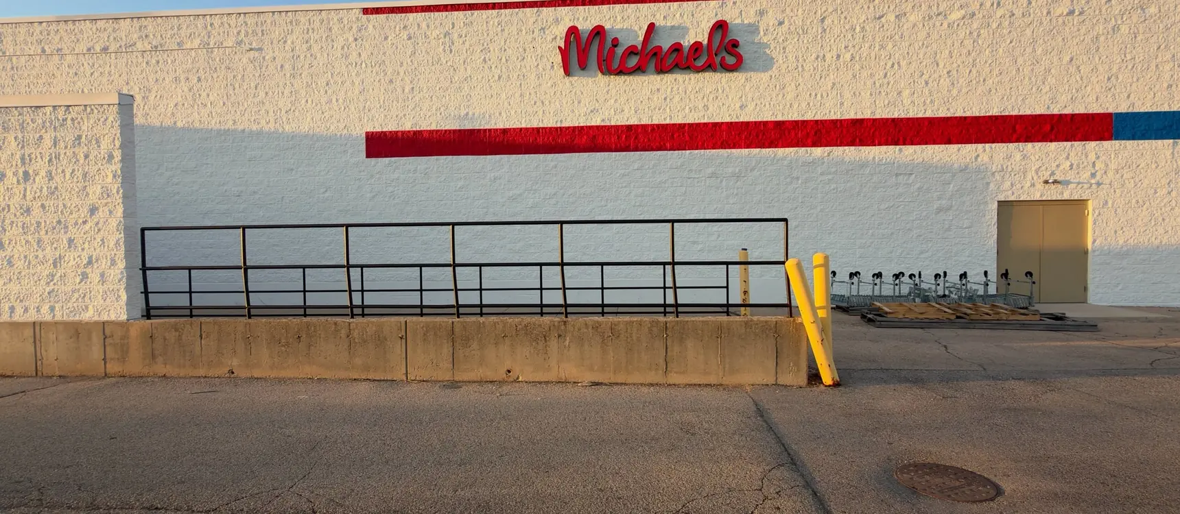 Retail center exterior repainted in Plano, TX