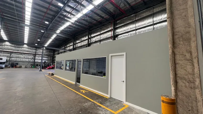 Warehouse Painting crew at work in Frisco, TX